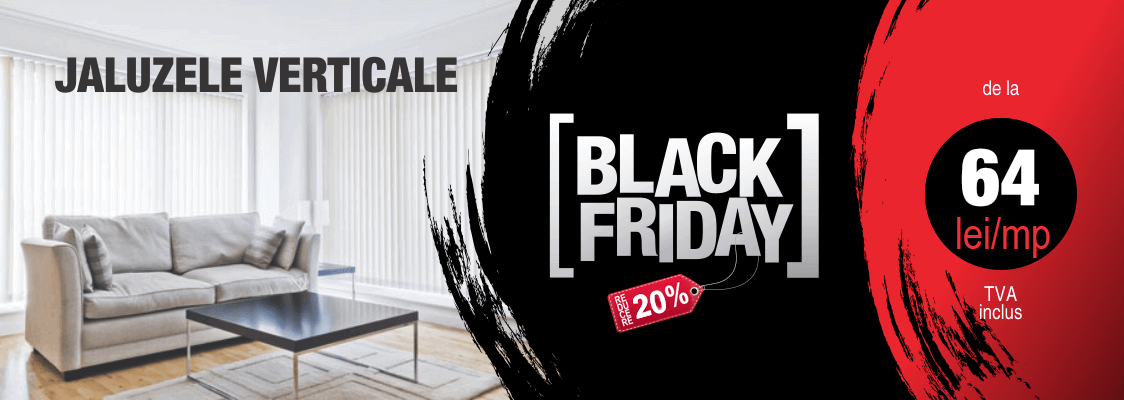 jaluzele verticale black friday